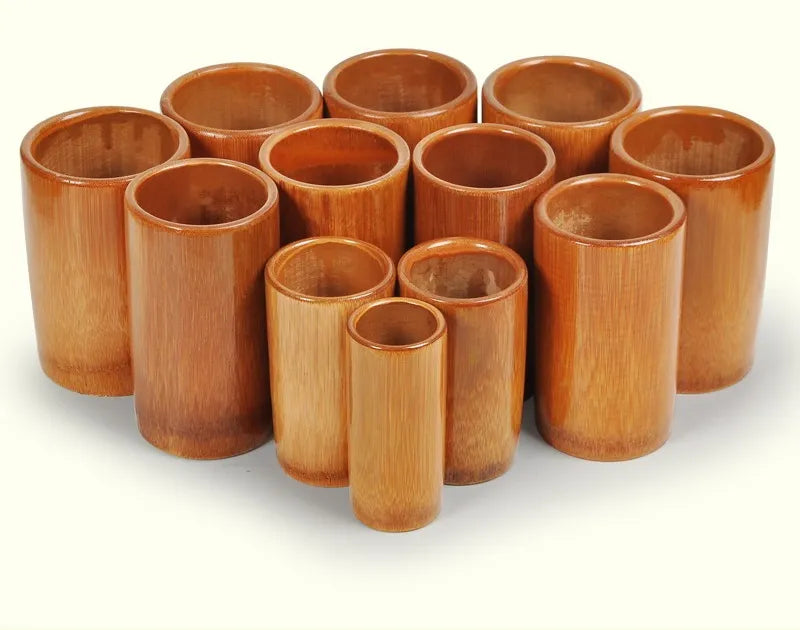 cupping therapy MuMianHuaKai 10-pcs Traditional Chinese Medicine Carbonized Bamboo Cupping Therapy Jar Fire Cups for Back, Arms, Foot, Sole, Neck & Spine