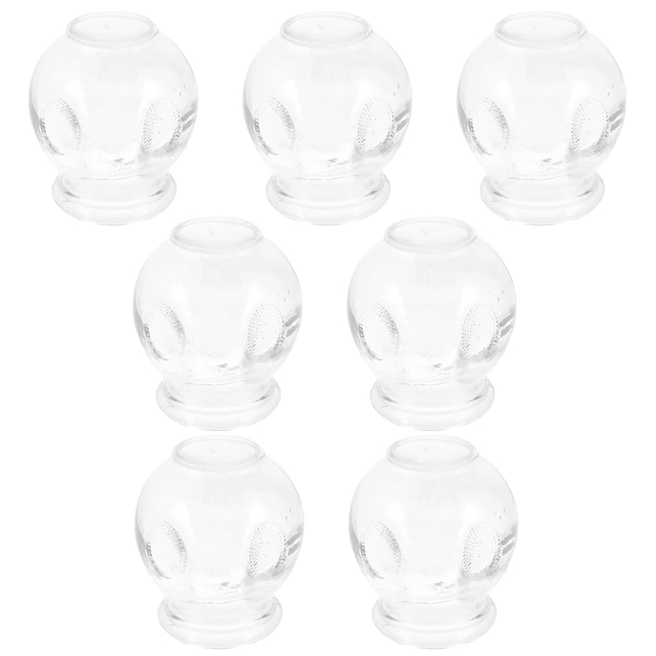 ROSENICE 7Pcs Cupping Therapy Glass Vacuum Set