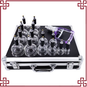 Glass Vacuum Cupping Set for Facial and Body Therapy