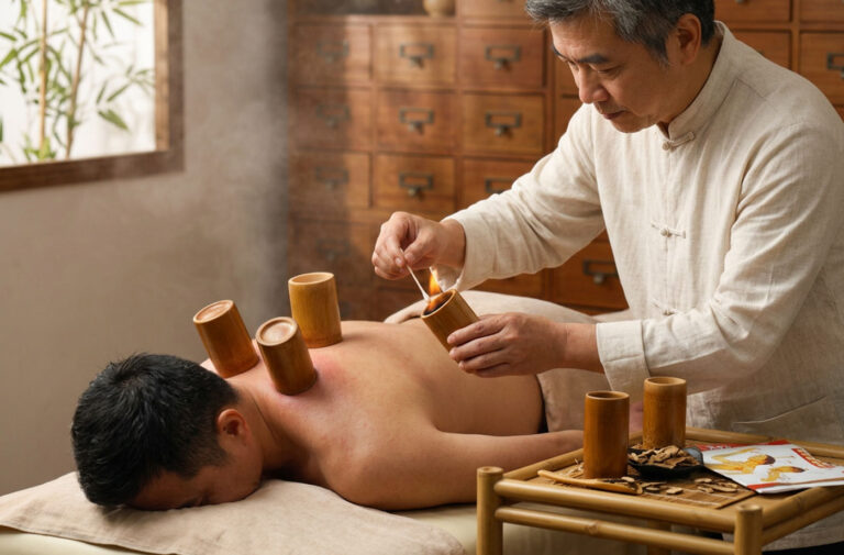 Bamboo Cupping Cups: The Natural Classic of Chinese Medicine